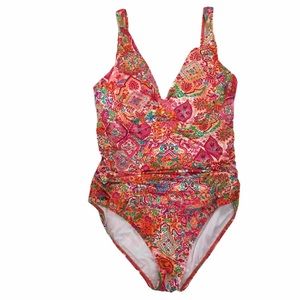 Ralph Lauren Stunning one piece colorful swimsuit.
